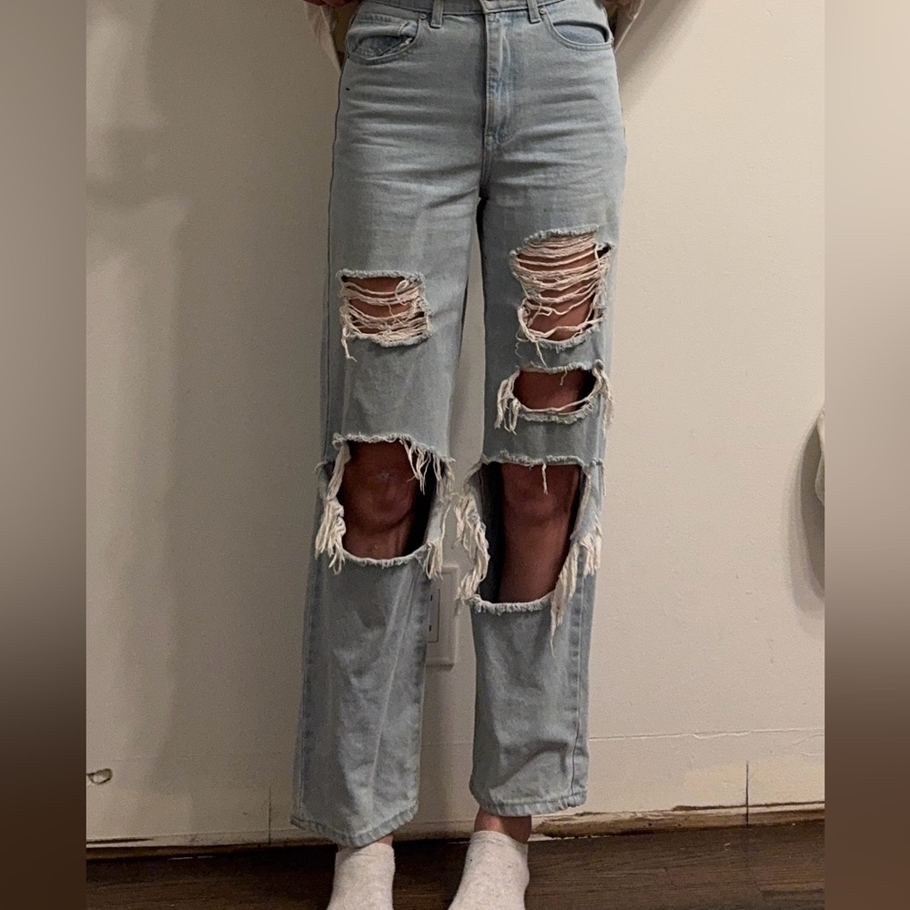 Ripped jeans. Size 26. From RSQ